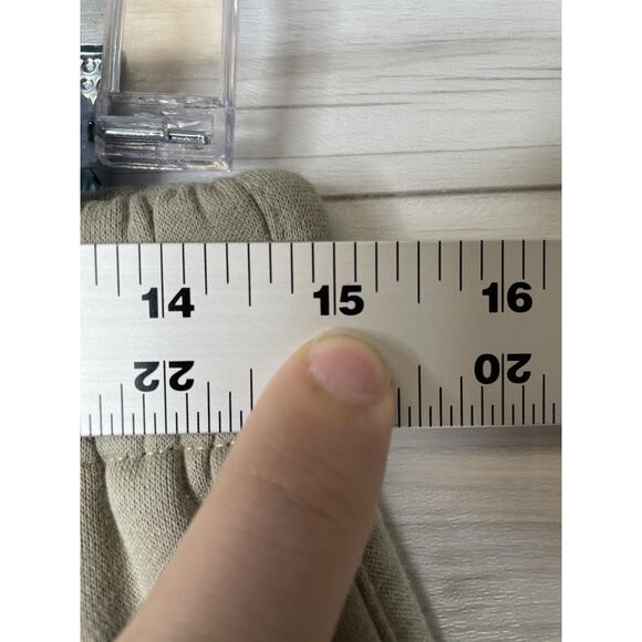 Fear Of God Essentials Pants Mens Medium Beige 100% Cotton Sweatpants Joggers - Picture 4 of 11